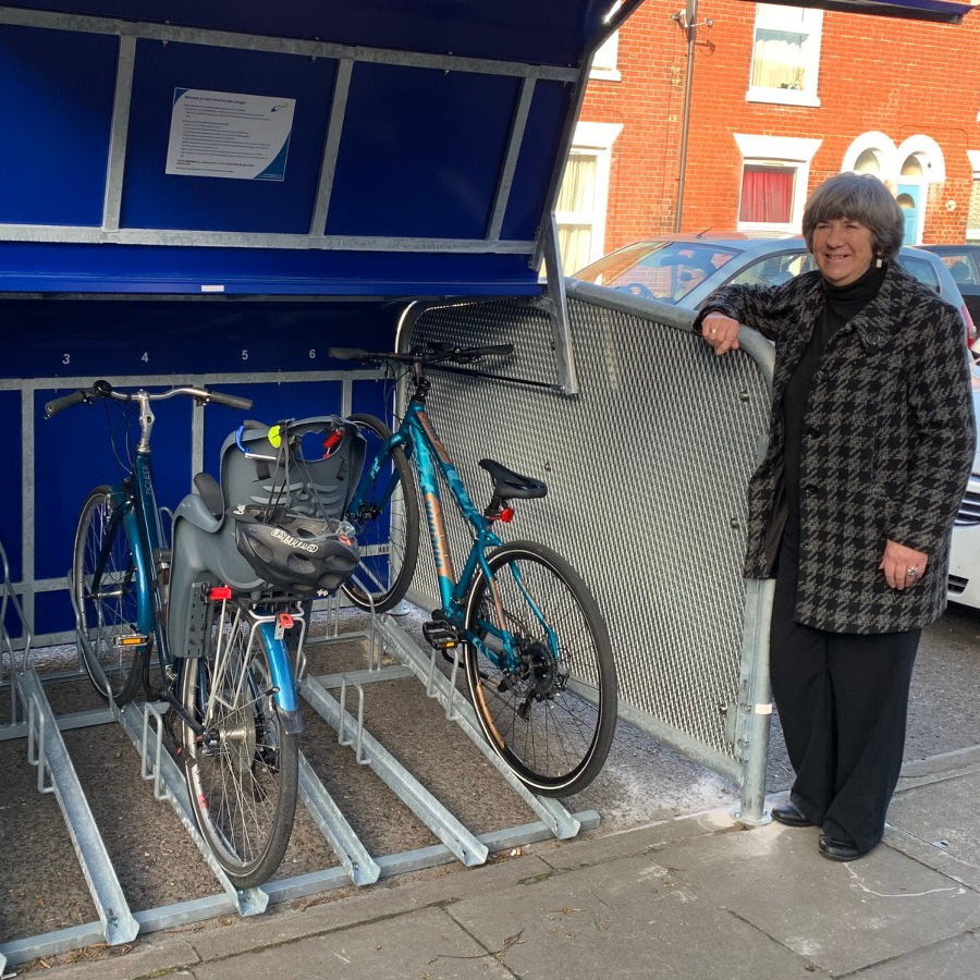 FalcoPod Bike Hangar Portsmouth Council